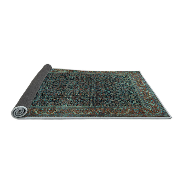 Sideview of Persian Light Blue Traditional Rug, tr2225lblu