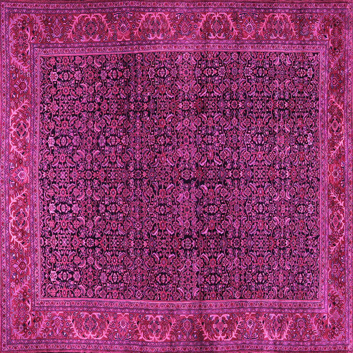 Square Persian Pink Traditional Rug, tr2225pnk