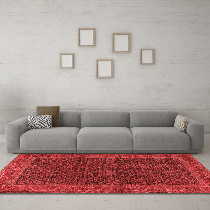 Traditional Red Washable Rugs