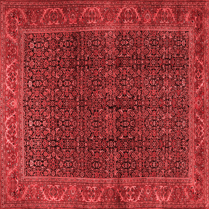 Machine Washable Persian Red Traditional Rug, wshtr2225red