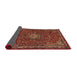 Sideview of Traditional Rust Pink Persian Rug, tr2226