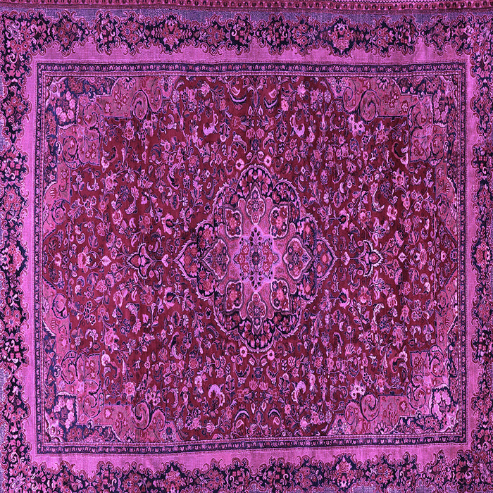 Square Persian Purple Traditional Rug, tr2226pur