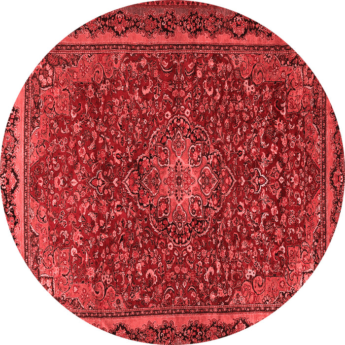 Machine Washable Persian Red Traditional Rug, wshtr2226red