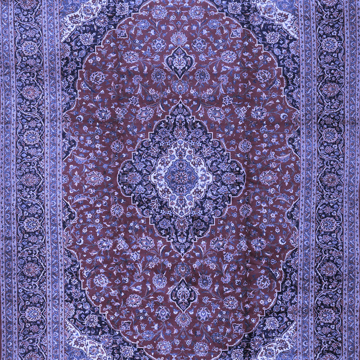 Medallion Blue Traditional Rug, tr2227blu