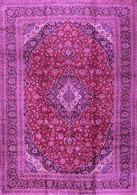 Medallion Purple Traditional Rug, tr2227pur