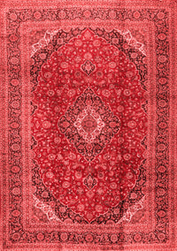 Medallion Red Traditional Rug, tr2227red