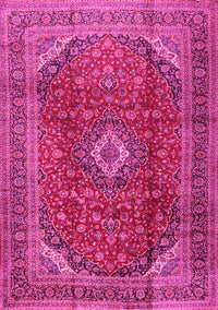 Medallion Pink Traditional Rug, tr2227pnk