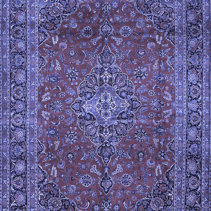 Medallion Blue Traditional Rug, tr2228blu