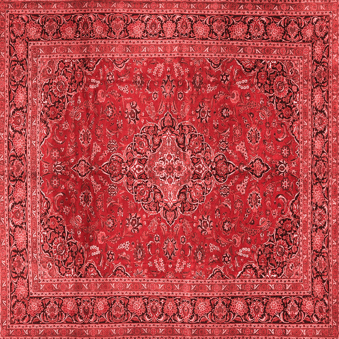 Medallion Red Traditional Rug, tr2228red
