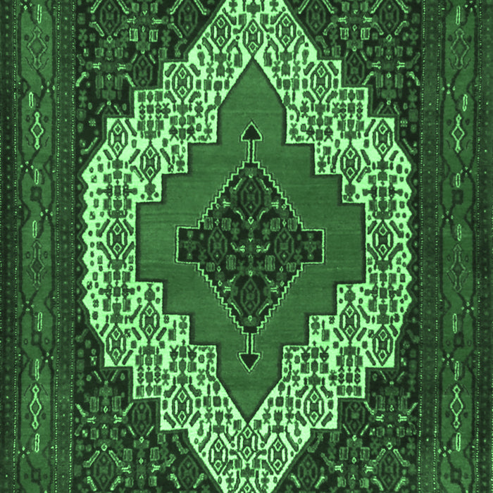 Persian Emerald Green Traditional Rug, tr2229emgrn