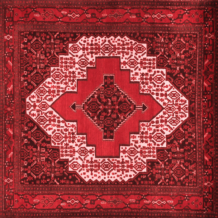 Machine Washable Persian Red Traditional Rug, wshtr2229red