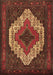 Machine Washable Persian Brown Traditional Rug, wshtr2229brn