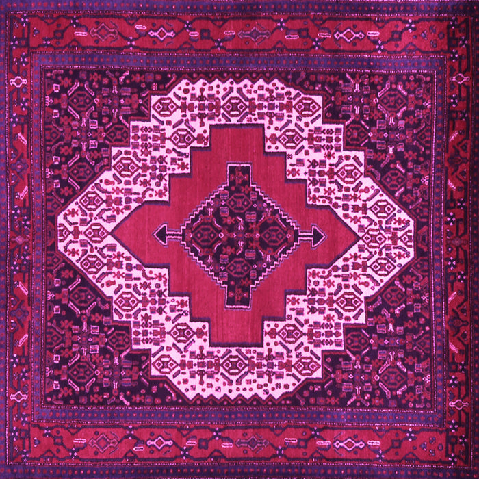 Square Persian Pink Traditional Rug, tr2229pnk