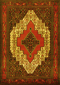Persian Yellow Traditional Rug, tr2229yw