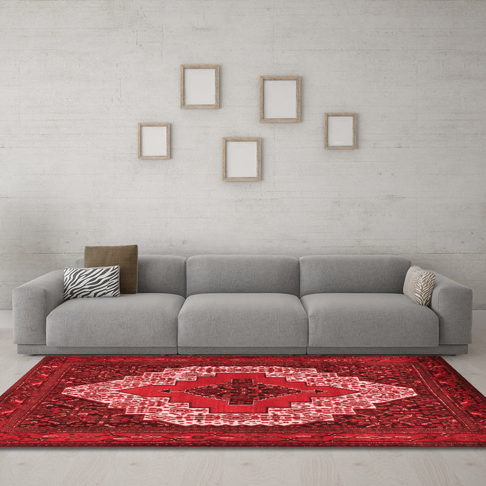 Traditional Red Washable Rugs