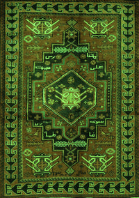 Persian Green Traditional Rug, tr222grn