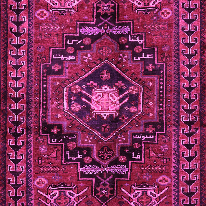 Machine Washable Persian Pink Traditional Rug, wshtr222pnk