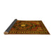 Sideview of Persian Yellow Traditional Rug, tr222yw