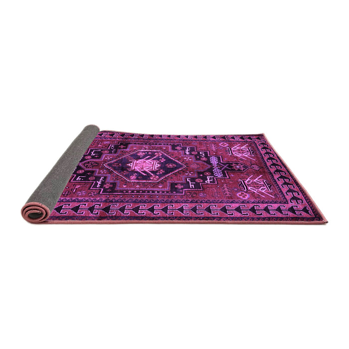 Sideview of Persian Purple Traditional Rug, tr222pur