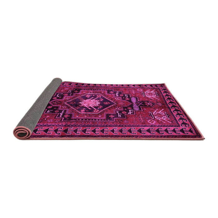 Sideview of Persian Pink Traditional Rug, tr222pnk
