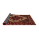 Sideview of Traditional Sienna Brown Persian Rug, tr2230