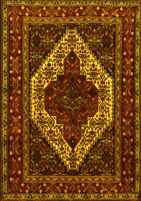 Persian Yellow Traditional Rug, tr2230yw