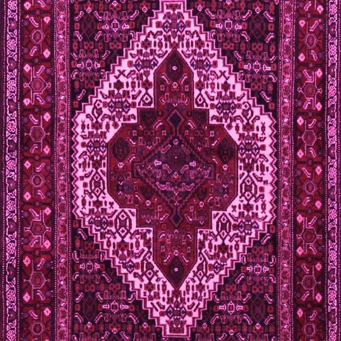 Machine Washable Persian Pink Traditional Rug, wshtr2230pnk