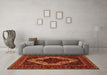 Machine Washable Persian Orange Traditional Area Rugs in a Living Room, wshtr2230org