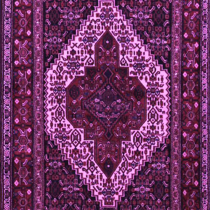 Machine Washable Persian Purple Traditional Area Rugs, wshtr2230pur