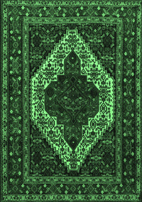 Persian Emerald Green Traditional Rug, tr2230emgrn