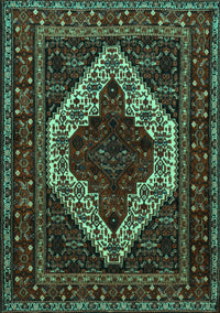 Persian Turquoise Traditional Rug, tr2230turq