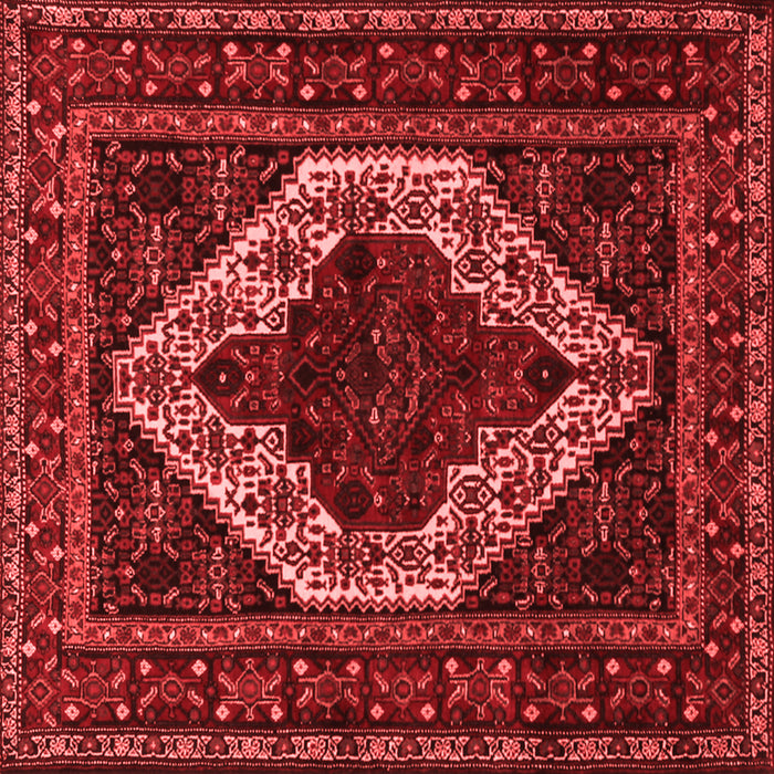 Machine Washable Persian Red Traditional Rug, wshtr2230red