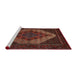 Sideview of Machine Washable Traditional Sienna Brown Rug, wshtr2231