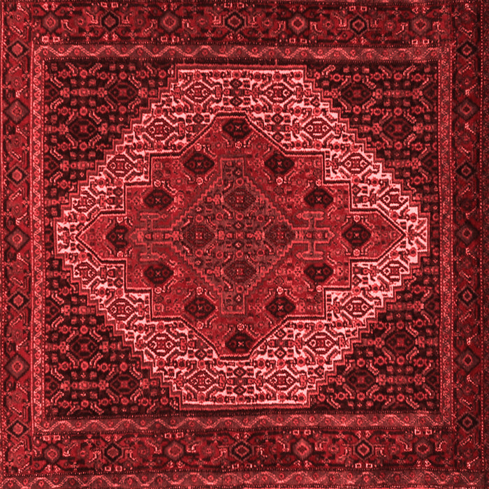 Machine Washable Persian Red Traditional Rug, wshtr2231red