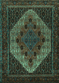 Persian Turquoise Traditional Rug, tr2231turq