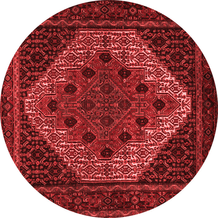 Machine Washable Persian Red Traditional Rug, wshtr2231red