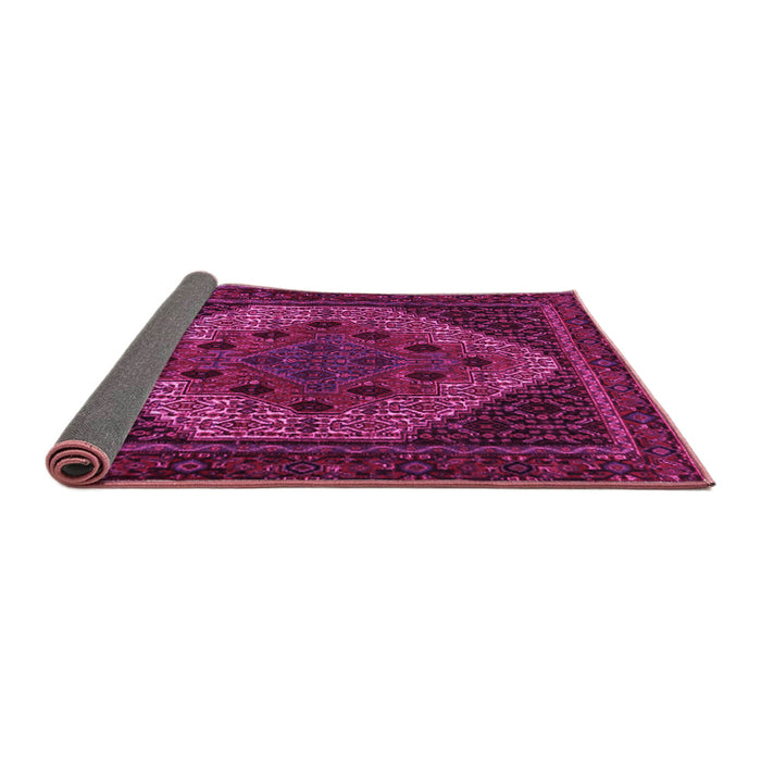 Sideview of Persian Pink Traditional Rug, tr2231pnk