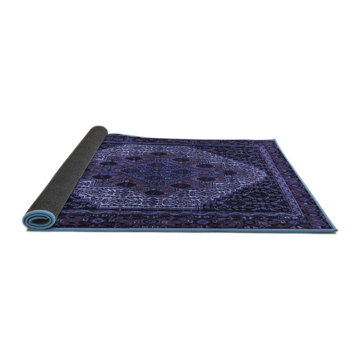 Sideview of Persian Blue Traditional Rug, tr2231blu