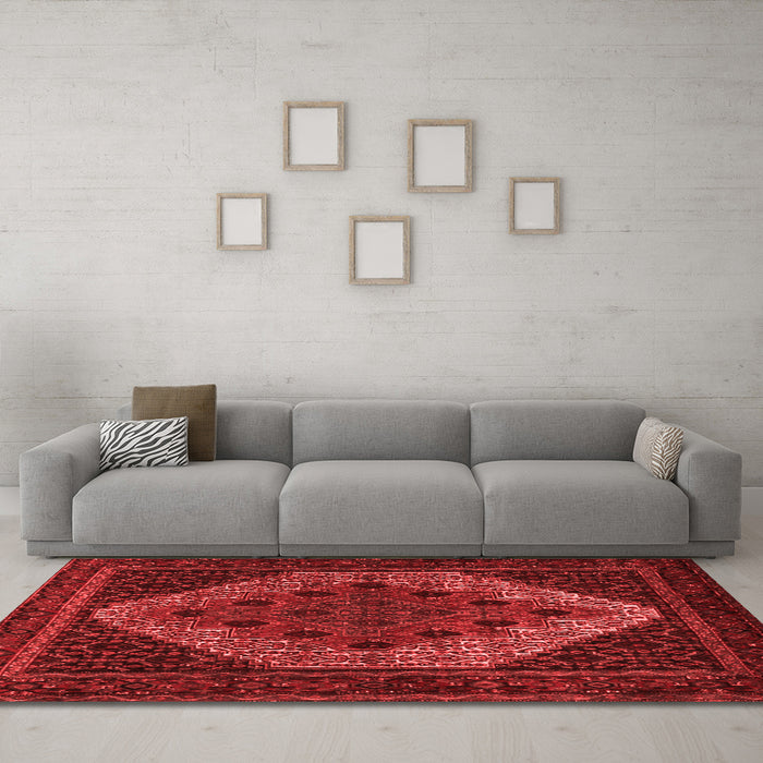 Traditional Red Washable Rugs