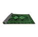 Sideview of Persian Emerald Green Traditional Rug, tr2232emgrn