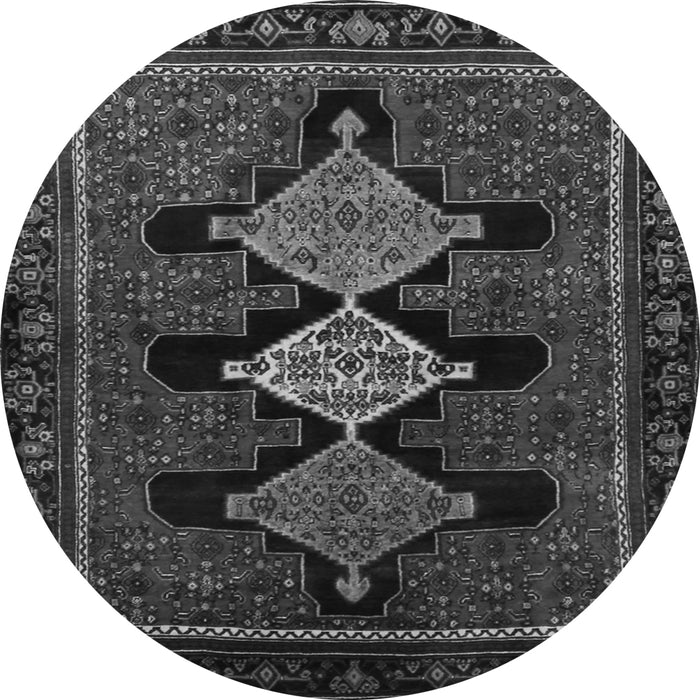 Square Persian Gray Traditional Rug, tr2232gry