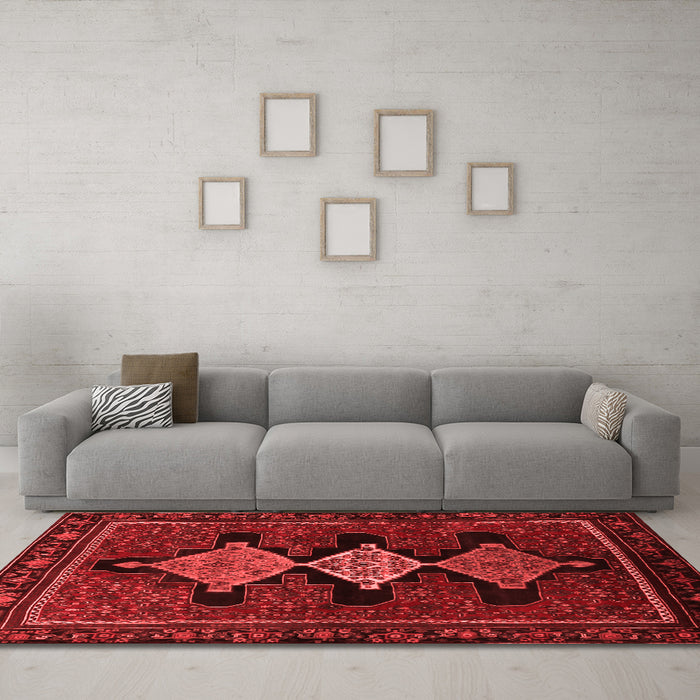 Traditional Red Washable Rugs