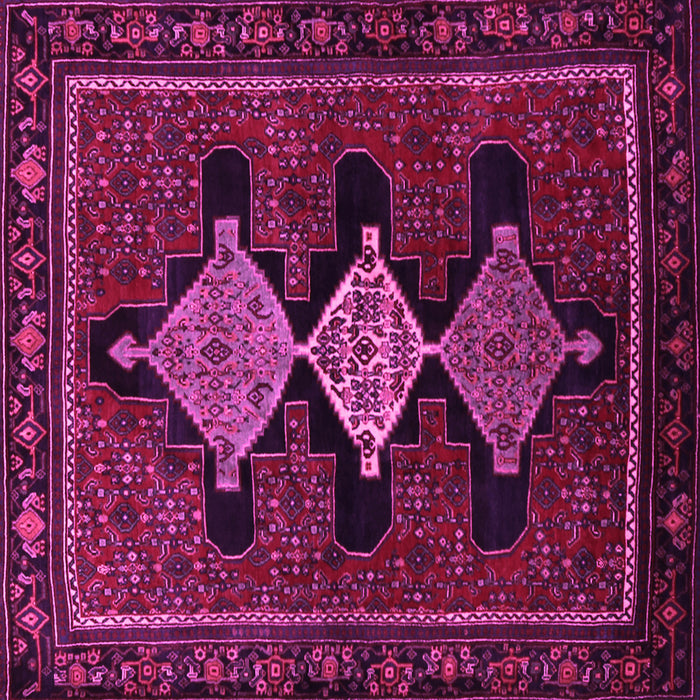 Square Persian Pink Traditional Rug, tr2232pnk
