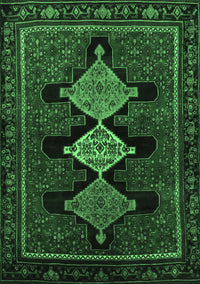Persian Emerald Green Traditional Rug, tr2232emgrn