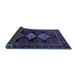 Sideview of Persian Blue Traditional Rug, tr2232blu