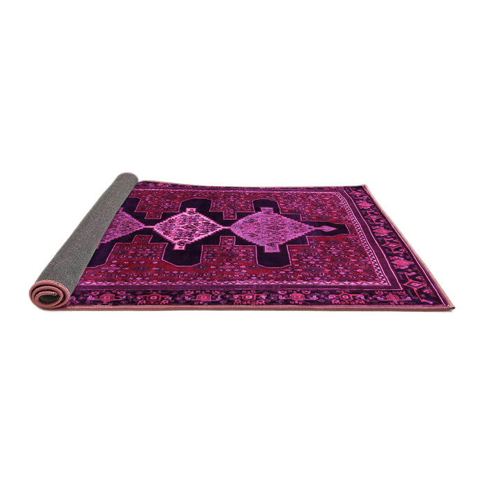 Sideview of Persian Pink Traditional Rug, tr2232pnk