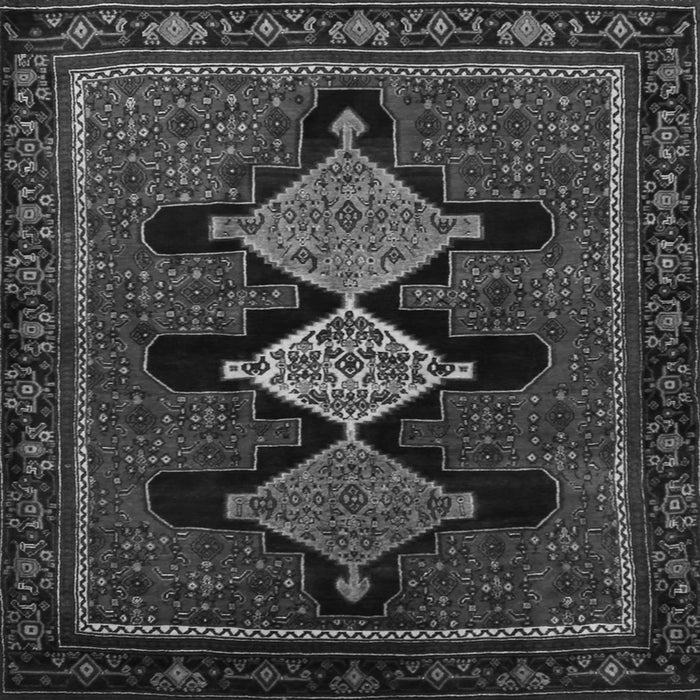 Serging Thickness of Persian Gray Traditional Rug, tr2232gry
