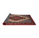 Sideview of Traditional Dark Almond Brown Persian Rug, tr2233