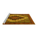 Sideview of Machine Washable Persian Yellow Traditional Rug, wshtr2233yw