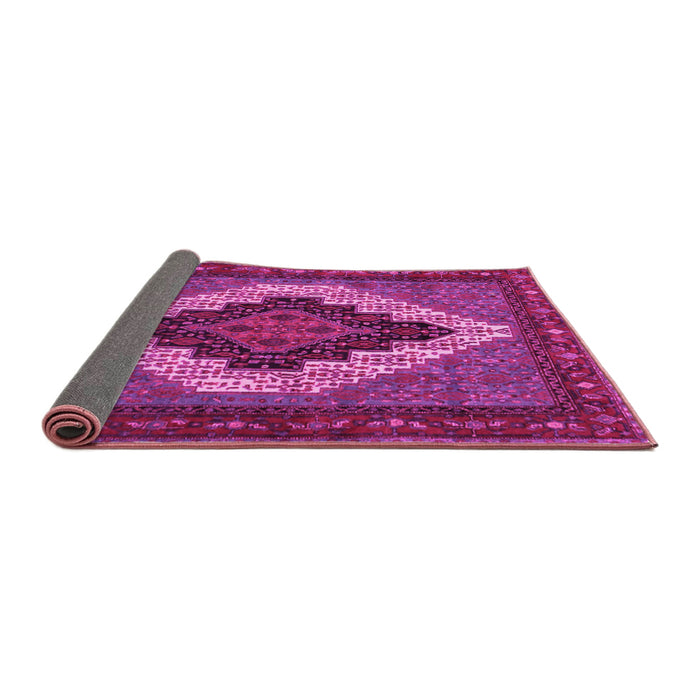 Sideview of Persian Pink Traditional Rug, tr2233pnk